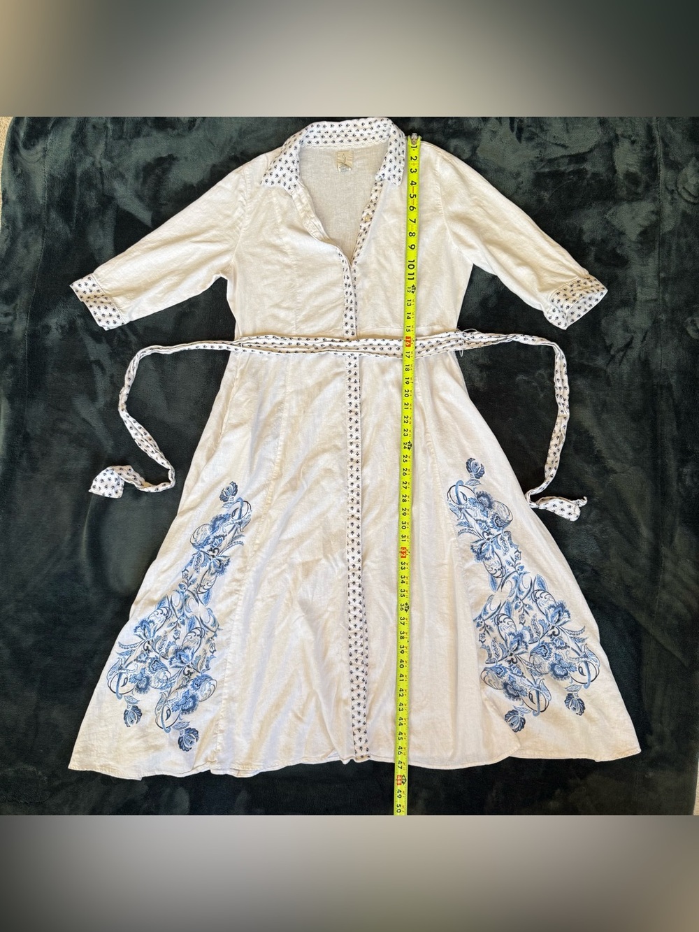 Joie Floral Print Midi Shirt Dress Size Large ✨🪞 - Picture 6 of 9